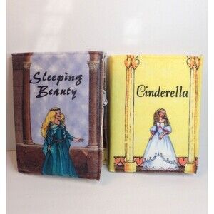The Story Time Felts Sleeping Beauty & Cinderella Lot of 2 Board Book Cutouts